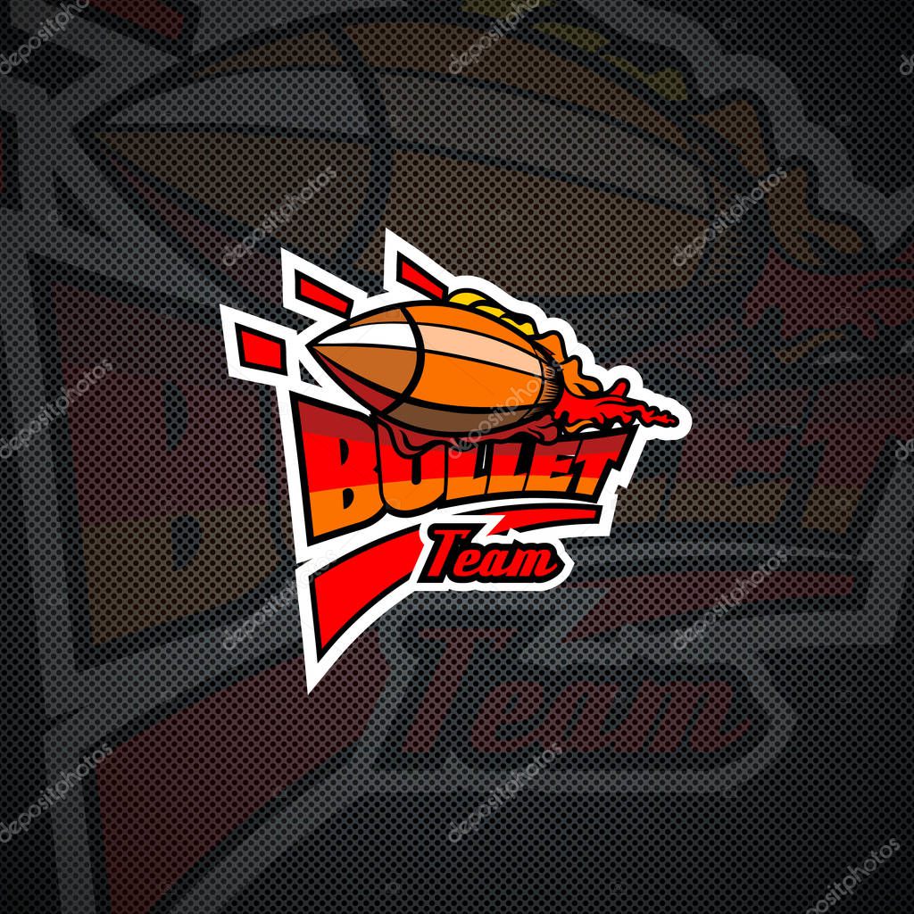 Bullet team logo template.