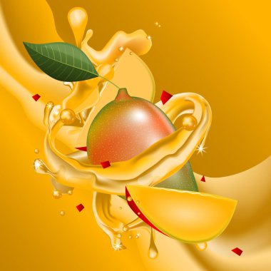 Mango suyu hareket sıçrama