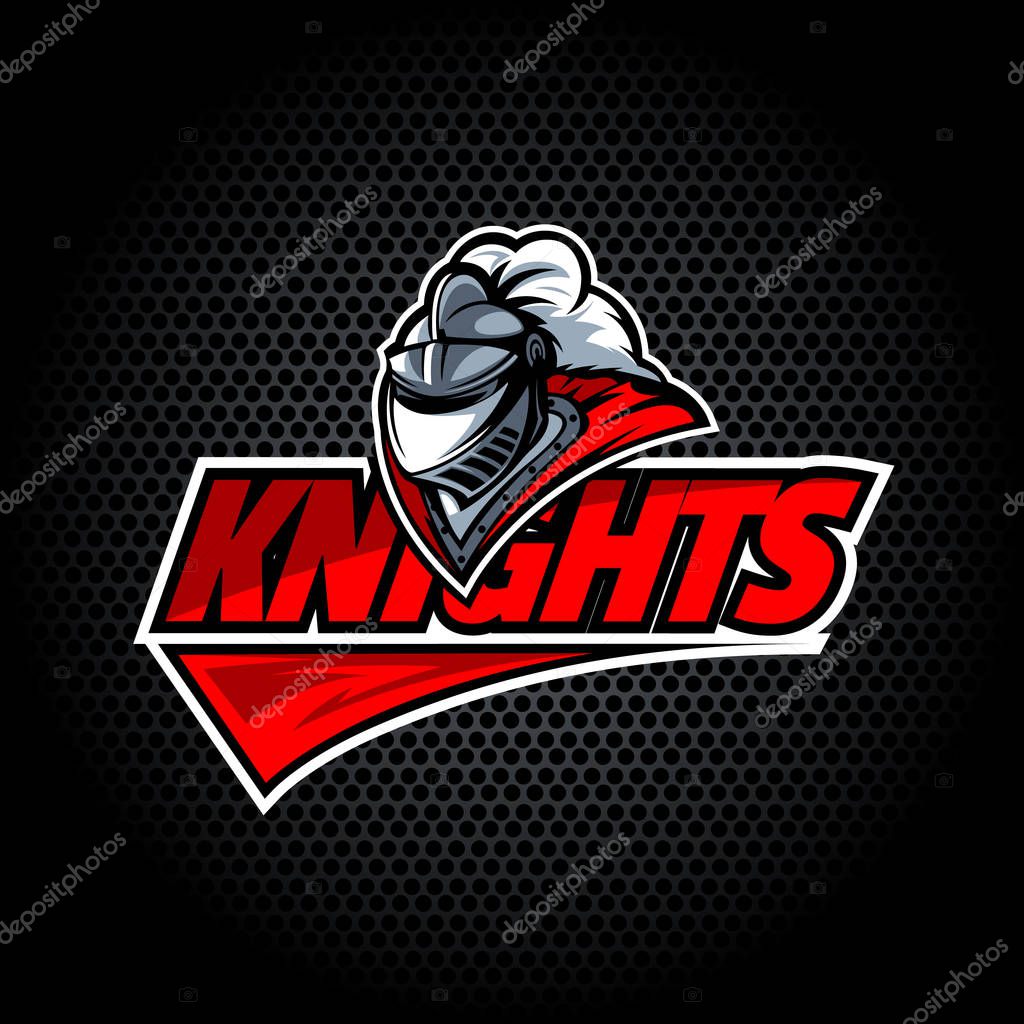 Knights for the sport team. EPS 10 Vector graphics. Layered and editable.