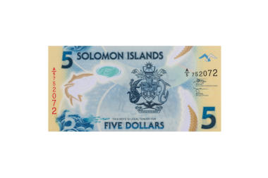 Solomon Adaları 5 Dolarlık Banknote Arka Tarafı