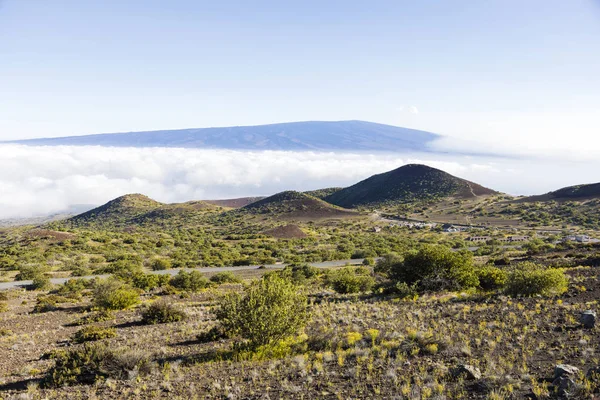 Lélegzetelállító Kilátás Mauna Loa Vulkán Nagy Sziget Hawaii Legnagyobb Subaerial — Stock Fotó