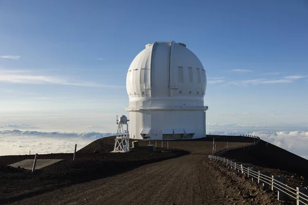 Mauna Kea Canada France Hawaii Telescope Cfht Grande Isola Hawai — Foto Stock