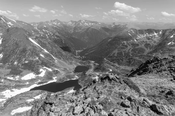 Yüksek Alp Yatay Kar Alanları Ordino Arcalis Andorra Pyrenees Bölgesindeki — Stok fotoğraf