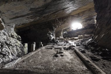 Tünel bir terk edilmiş kireç benim İsviçre