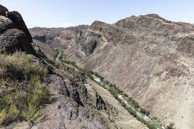 Çarın nehir Çarın Kanyonu içinde akar ve verimli kıyı suları ile sağlar. Kanyon kaleler Vadisi olarak da adlandırılır ve Kazakistan'ın Almatı doğusunda yer alır.