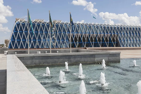Astana Cazaquistão Agosto 2018 Edifício Palácio Independência Astana Capital Cazaquistão — Fotografia de Stock