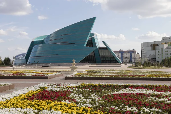 Astana Kazajstán Agosto 2018 Kazajstán Central Concert Hall Performing Arts — Foto de Stock