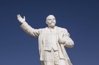 Murgab Tacikistan Lenin heykeli