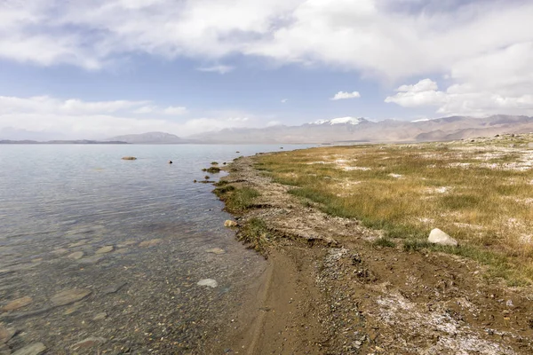 Lac Karakul Dans Les Montagnes Pamir Tadjikistan — Photo