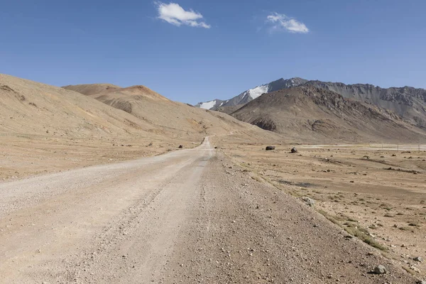 Paisaje Del Desierto Zona Baital Pass Con Carretera Las Montañas — Foto de Stock