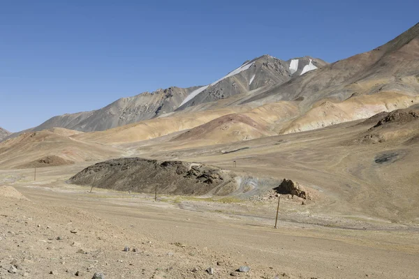 Paisaje Del Desierto Zona Baital Pass Las Montañas Pamir Tayikistán — Foto de Stock