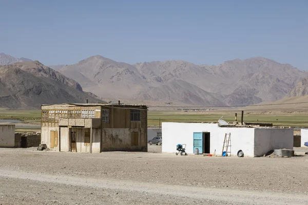 Quelques Bâtiments Résidentiels Périphérie Murghab Tadjikistan — Photo