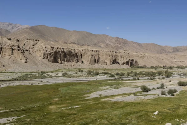 Τοπίο Της Pamir Βουνά Στην Περιοχή Του Murghab Στο Τατζικιστάν — Φωτογραφία Αρχείου