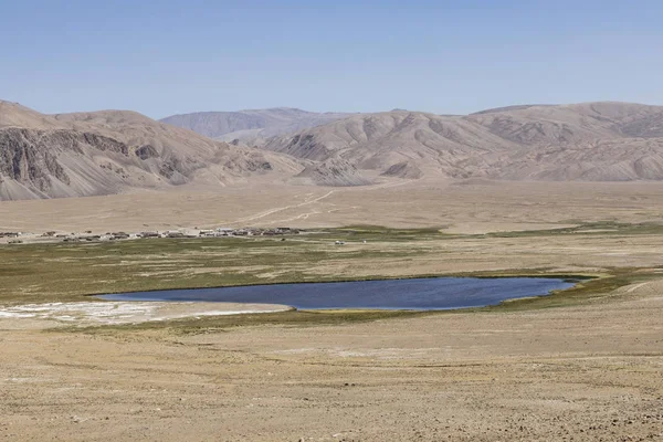 Landschaft Mit See Pamirgebirge Der Nähe Von Bulunkul Tadschikistan — Stockfoto