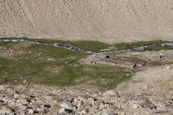Râu Mic Munții Pamir Din Tadjikistan — Fotografie, imagine de stoc