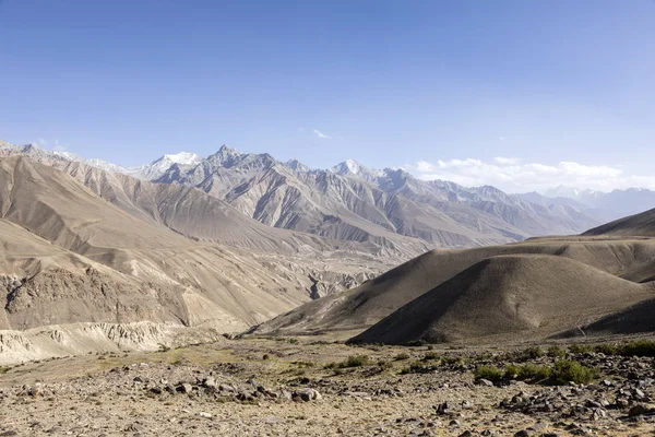 Hermoso Paisaje Las Montañas Pamir Vista Desde Tayikistán Hacia Afganistán — Foto de Stock