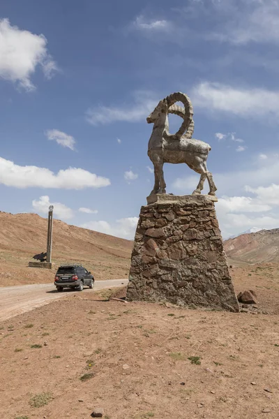 Kyzlyart Kirguistán Agosto 2018 Kyzylart Pass 4280M Autopista Pamir Frontera —  Fotos de Stock
