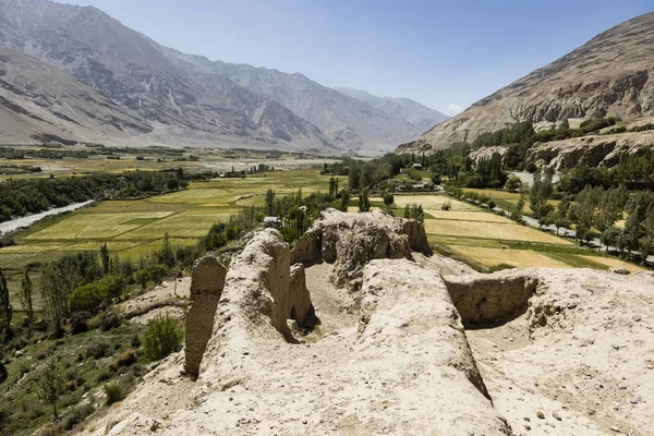 Khaaka Φρούριο Στην Κοιλάδα Wakhan Κοντά Στο Vrang Στο Τατζικιστάν — Φωτογραφία Αρχείου