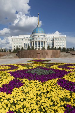 Astana, Kazakistan, 2 Ağustos 2018: Residence Kazakistan Ak Orda Astana, Kazakistan cumhurbaşkanı.
