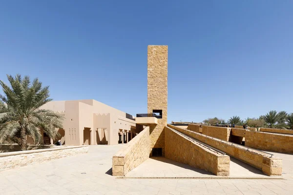 Riad Arábia Saudita Fevereiro 2020 Museu Mesquita Bairro Histórico Diraiyah — Fotografia de Stock