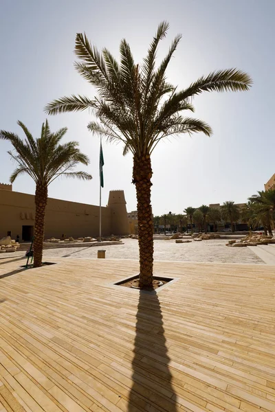 Suudi Arabistan Krallığı Riyad Şehir Merkezindeki Eski Masmak Kalesi — Stok fotoğraf