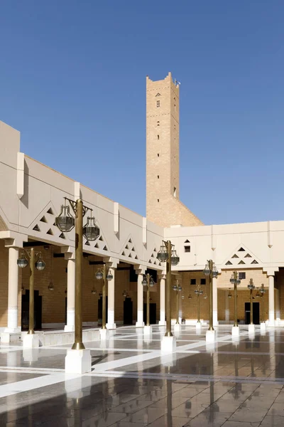 Mezquita Imam Turki Bin Abdullah Cerca Plaza Dira Centro Riad — Foto de Stock