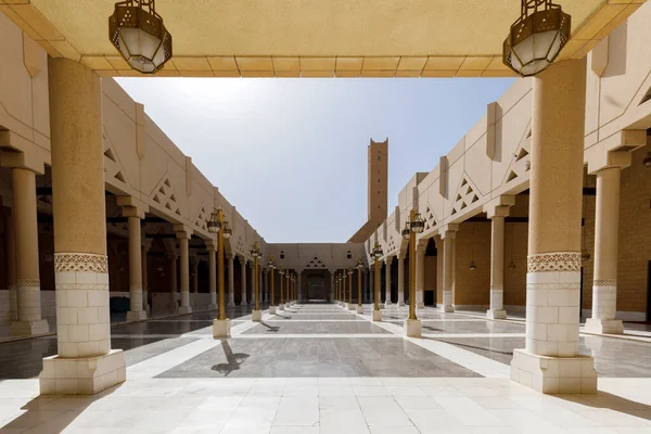 Mezquita Imam Turki Bin Abdullah Cerca Plaza Dira Centro Riad — Foto de Stock