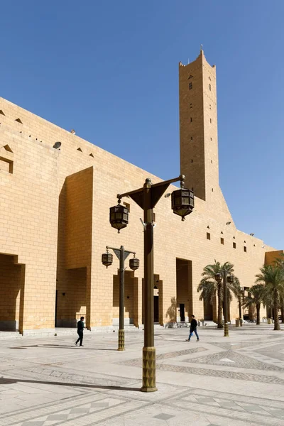 Riad Arabia Saudita Febrero 2020 Mezquita Imam Turki Bin Abdullah — Foto de Stock