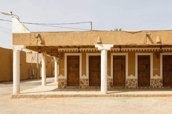 Edificio Típico Arabia Saudita Hecho Ladrillos Arcilla —  Fotos de Stock