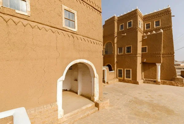 Historický Palác Subaie Saúdské Arábii Tento Dům Tradičně Restaurován Hliněných — Stock fotografie