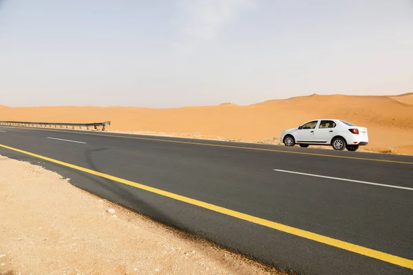 Riad Arabia Saudita Febrero 2020 Ruta Típica Arabia Saudita Que — Foto de Stock