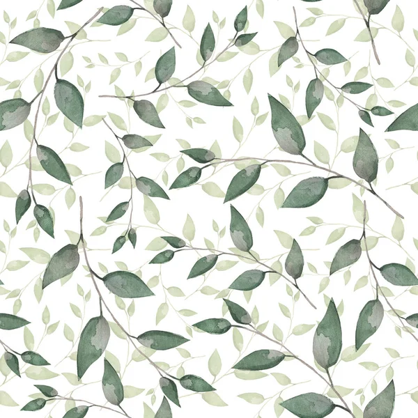 Botanische naadloze patroon Achtergrond voor plakboek, ontwerp van kaarten, decor, textiel — Stockfoto