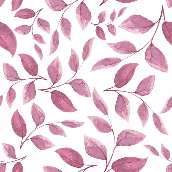 Botanische naadloze patroon Achtergrond voor plakboek, ontwerp van kaarten, decor, textiel — Stockfoto