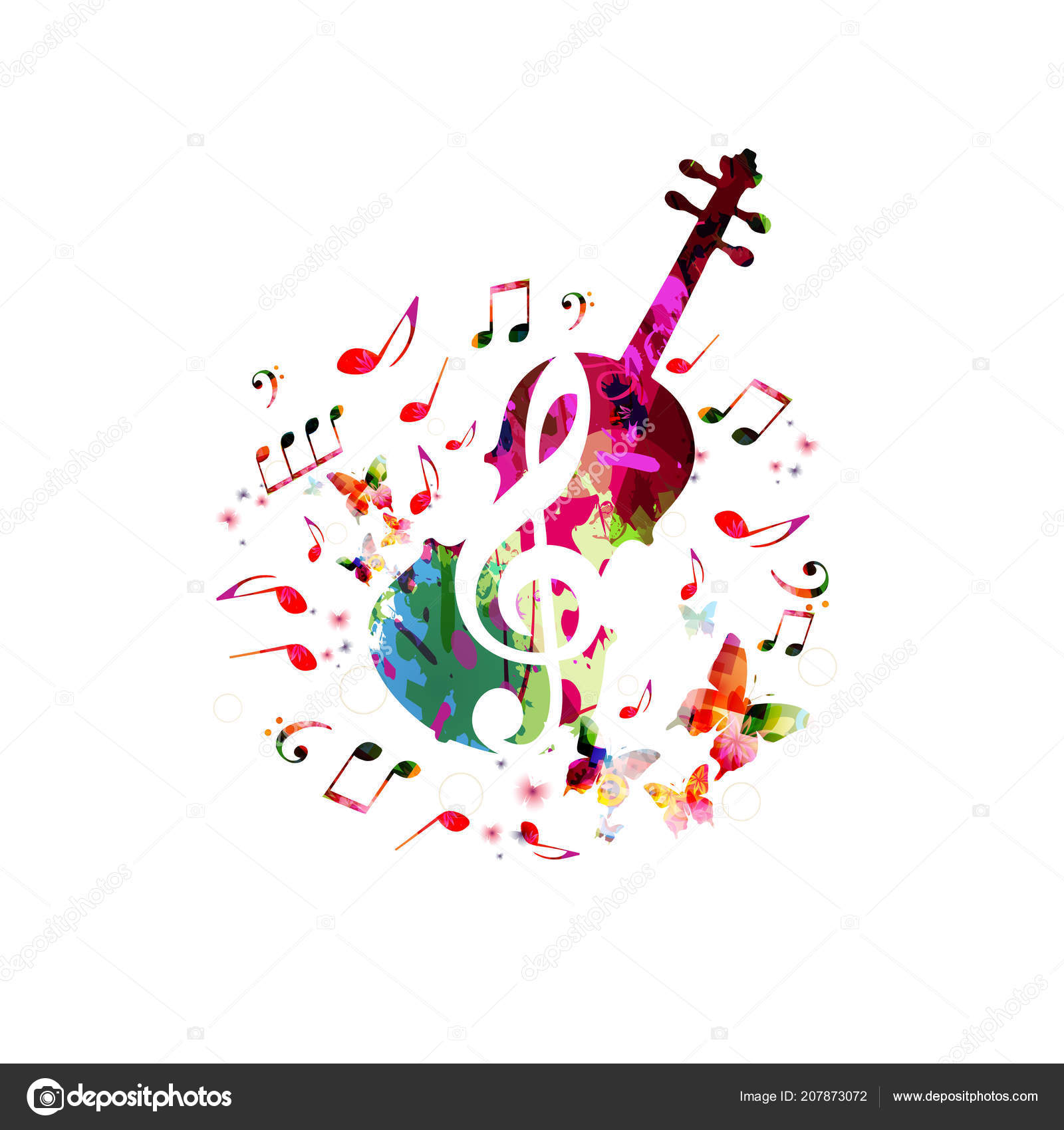 Baru 23+ Colorful Music Note Designs