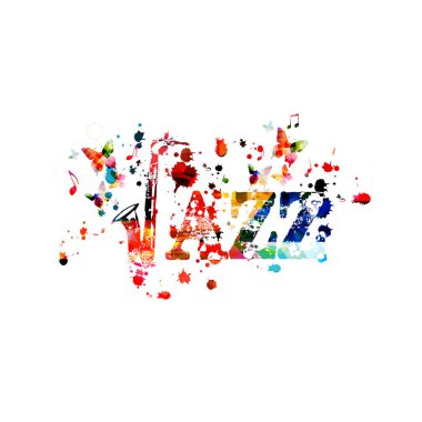 Müzik notaları izole vektör illüstrasyon tasarımı ile renkli arka plan. Müzik arka planı. Müzik festivali afişi, canlı konser etkinlikleri, parti el ilanı