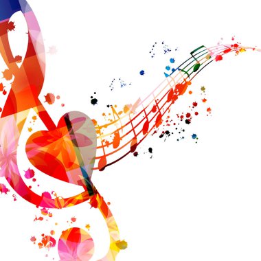 Sanatsal renkli soyut arkaplan canlı konser olayları vektör illüstrasyonu