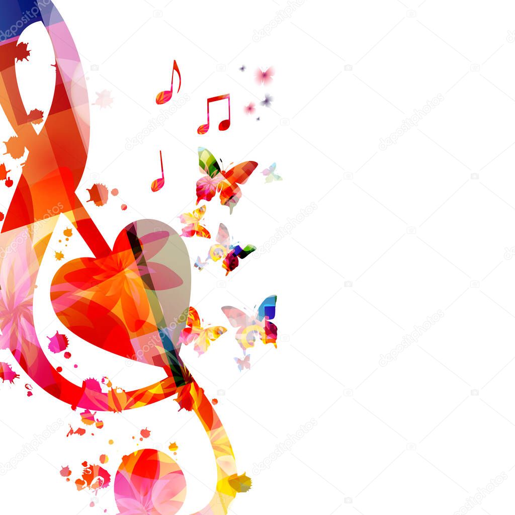 Artistic colorful abstract background live concert events vector illustration