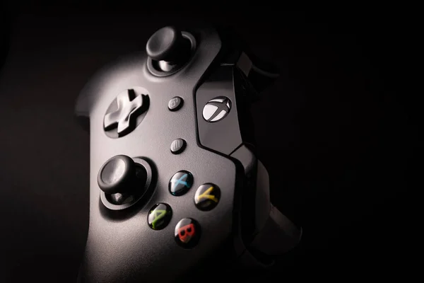 Sao Paulo Brasil 2020 Controlador Xbox One Primer Plano Detalis —  Fotos de Stock