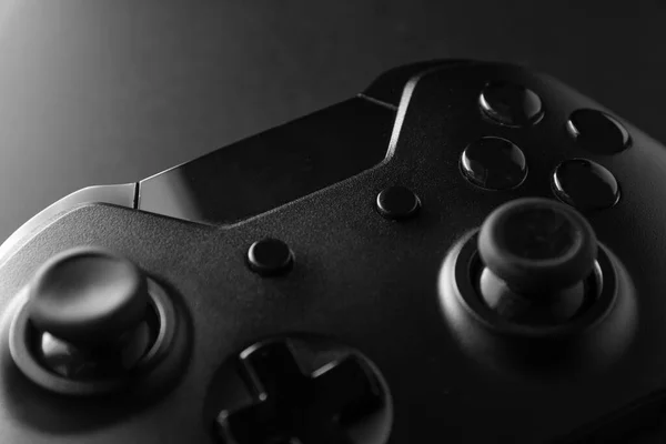 Black Game Controller Close View — Stock Photo, Image