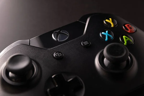 Sao Paulo Brasil 2020 Controlador Xbox One Primer Plano Detalis —  Fotos de Stock