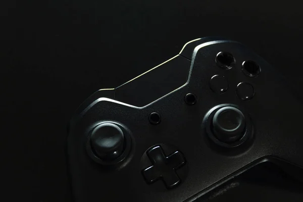 Black Game Controller Close View — Stock Photo, Image