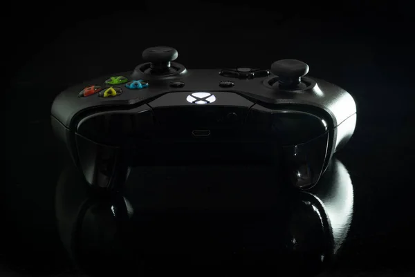 Σάο Πάολο Βραζιλία 2020 Χειριστήριο Xbox One Κοντινή Απόσταση — Φωτογραφία Αρχείου