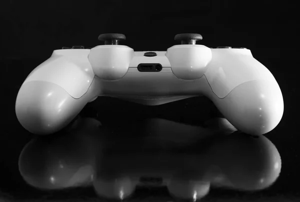 White Game Controller Der Nähe — Stockfoto