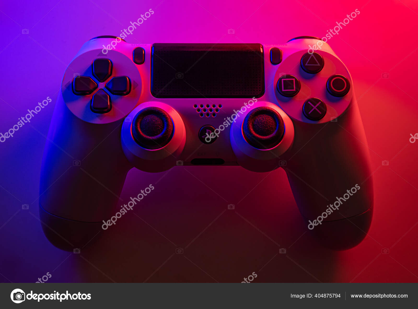 Sao Paulo Brazil 2020 Playstation Controller Blue Red Lights Selective –  Stock Editorial Photo © miglagoa79@ #404875794