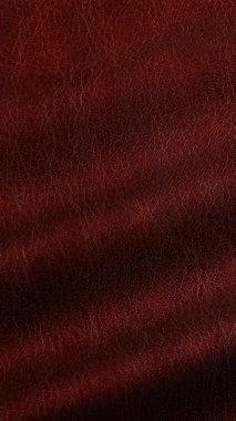 Kırmızı deri dalgalar dinamik bir şekilde ikili dokularla dalgalanır. Eşsiz sanatsal aksesuarlar için pürüzsüz ve çakıllı efektler harmanlanır.