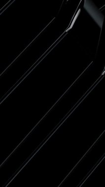 Siyah figürler, sanatsal lüks bir yüzeyde fütüristik metalik parlaklık ile durmaksızın dönerler.