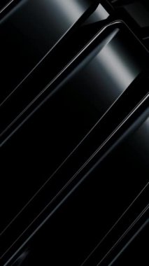 Parlak siyah figürlerin soyut lüks tasarımı kaliteli bir arka planda sanatsal metalik hareketlerle donatılmış.