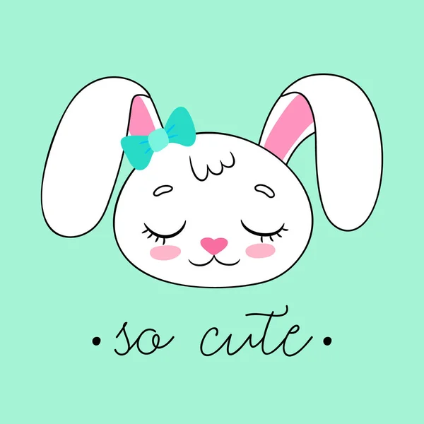 Schattige Bunny Meisje Shirt Afbeeldingen Voor Kinderen Vectorillustratie — Stockvector