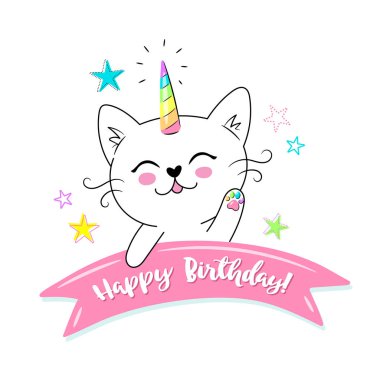 Caticorn Premium Vector Download For Commercial Use Format Eps Cdr Ai Svg Vector Illustration Graphic Art Design