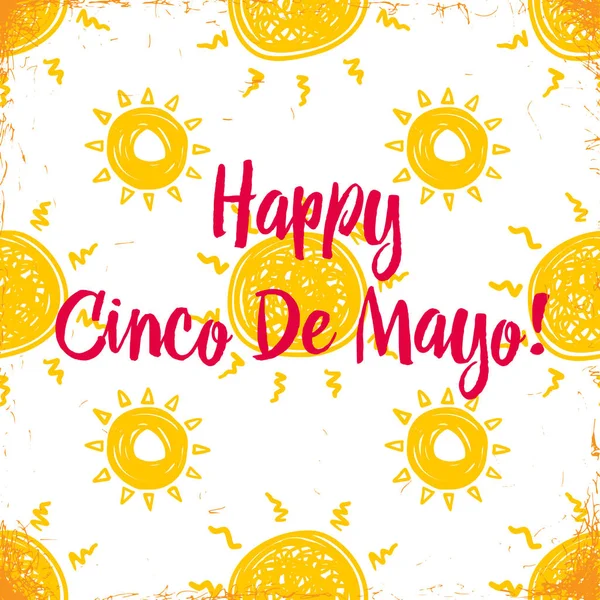 Cinco Mayo Hintergrund — Stockvektor